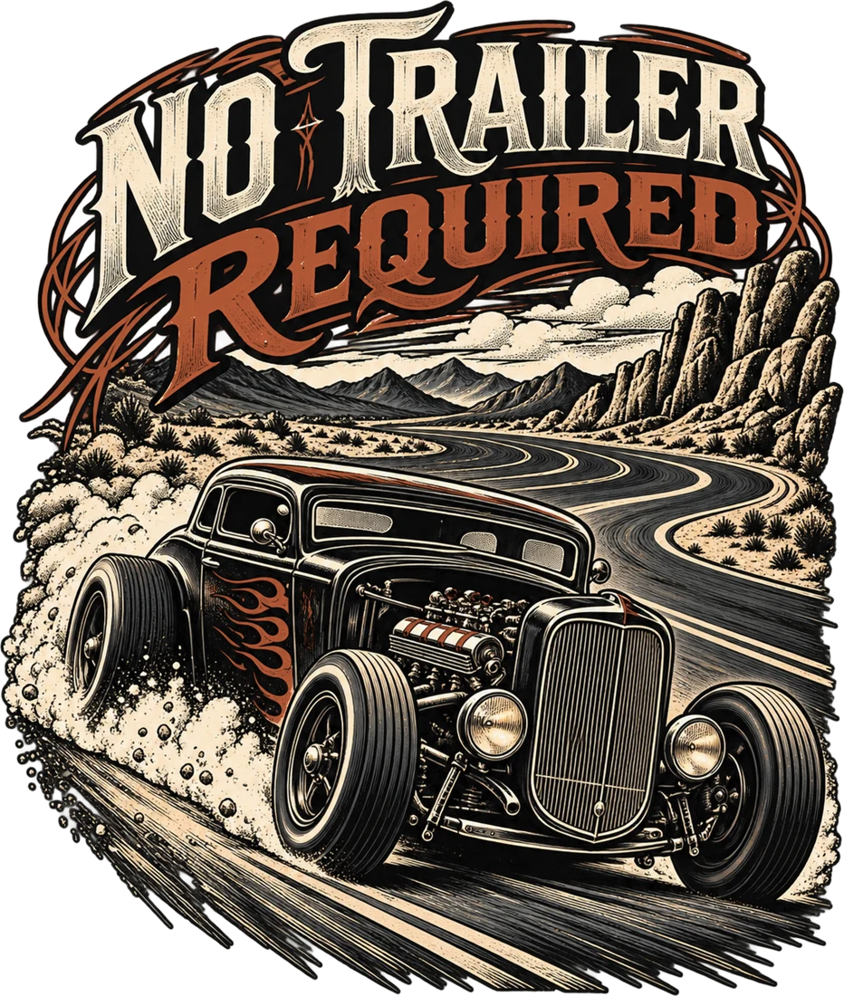 No Trailer Required — Rust artwork